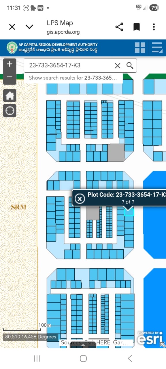 Commercial plots in SRM university, Amaravathi