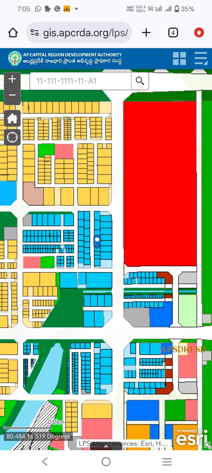 Commercial plots in Government zone, Amaravathi