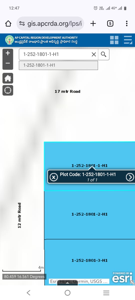 Commercial plots in Borupalem, Amaravathi