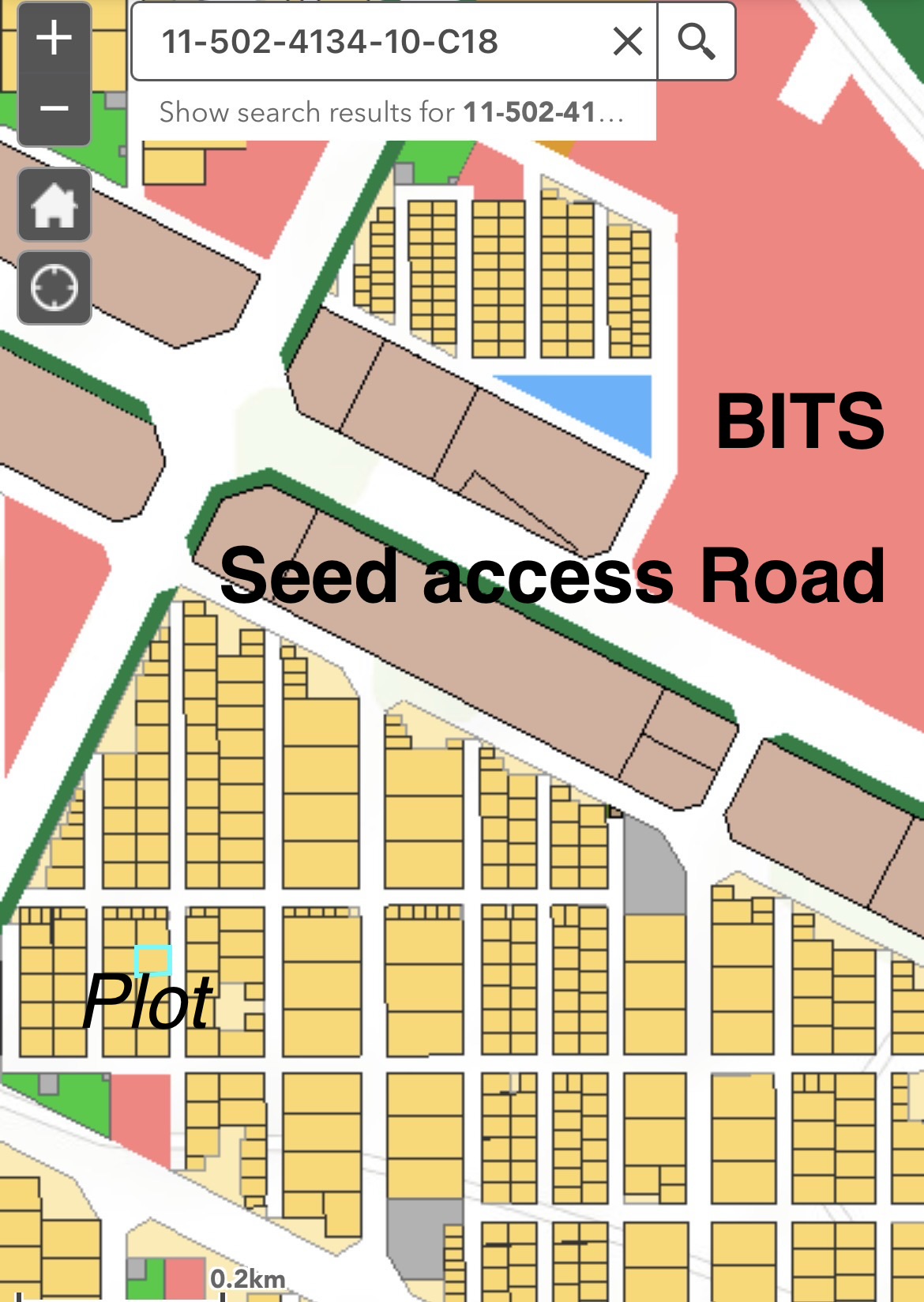 Residential plots in Seed access road, Amaravathi