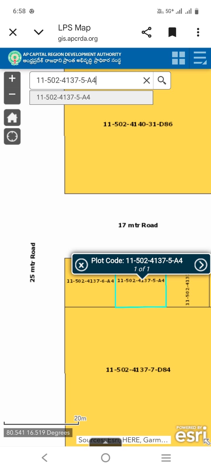 Residential plots in Mandadam, Amaravathi