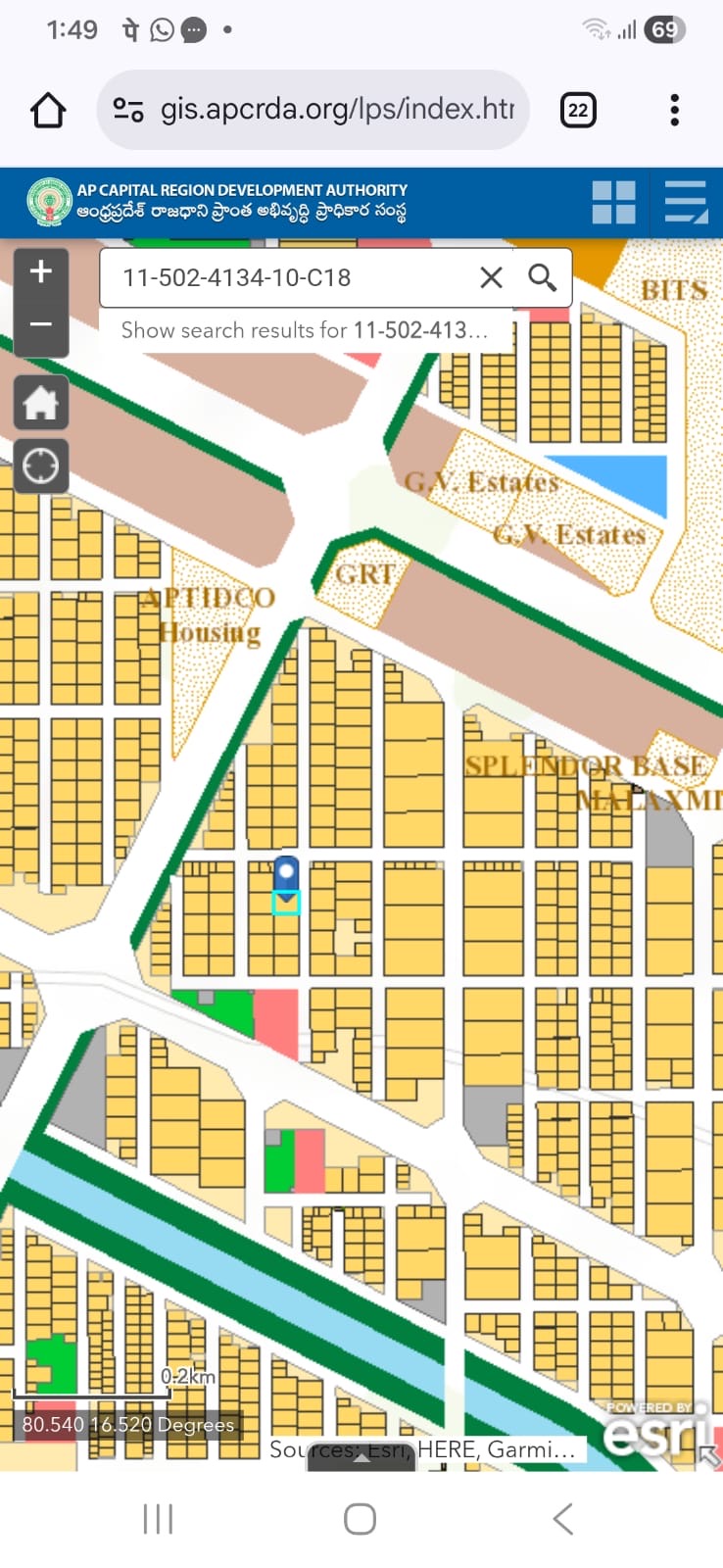 Residential plots in Mandadam, Amaravathi