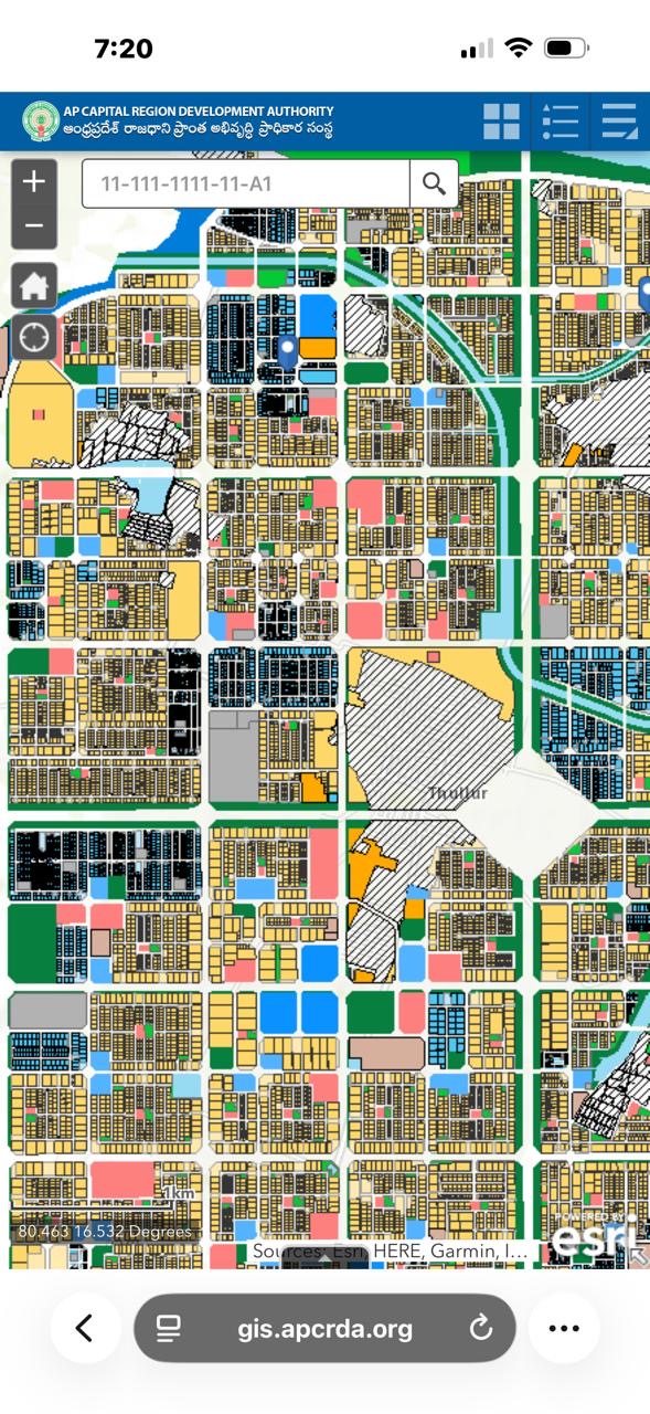 Commercial plots in Abbarajupale, Amaravathi