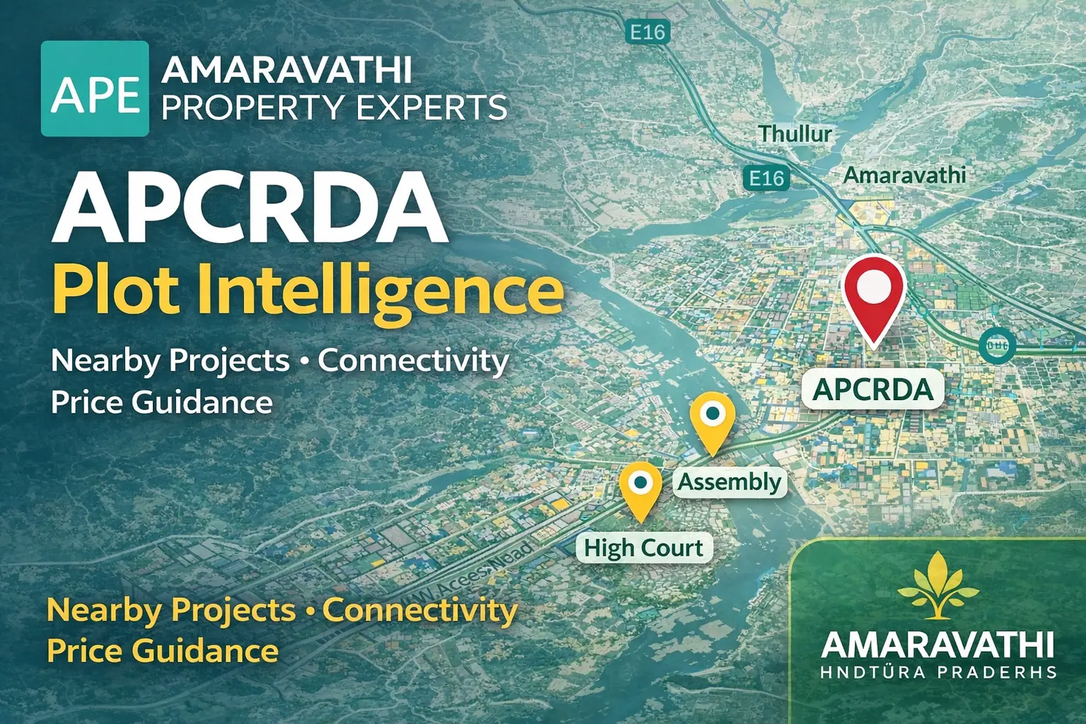 Residential plot in Thullur, Amaravathi