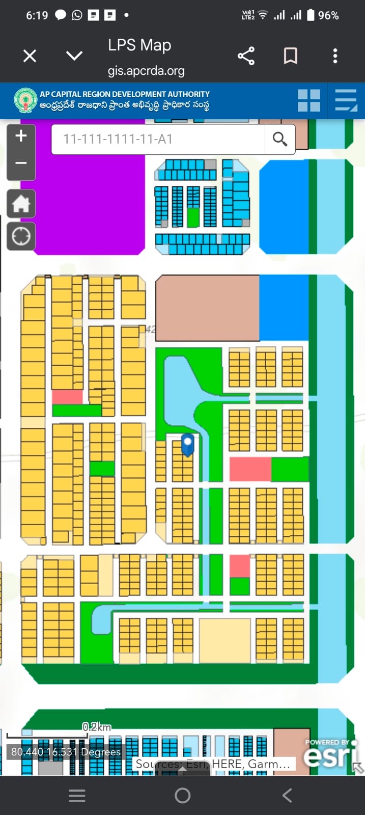 Residential plot in Thullur, Amaravathi