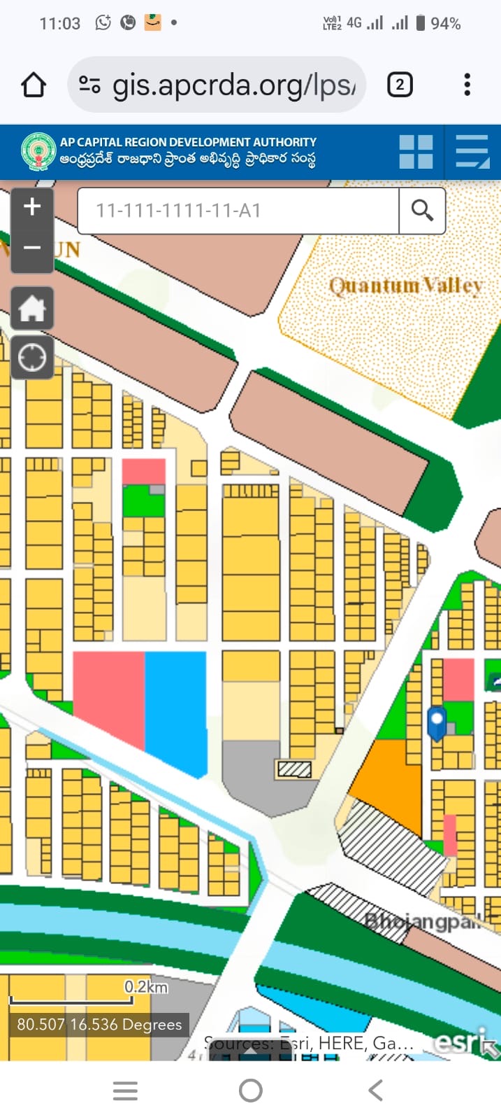 Residential plot in Uddandarayunipalem, Amaravathi