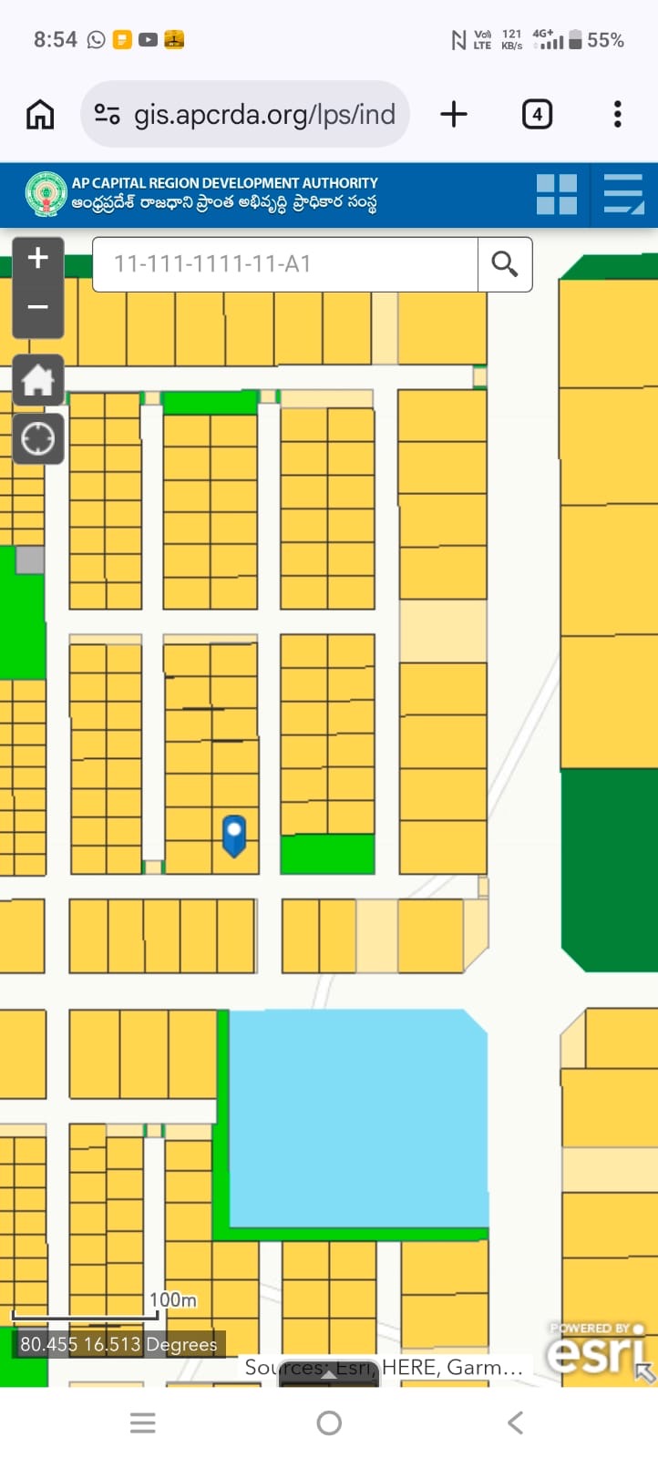 Residential plot in Thullur, Amaravathi