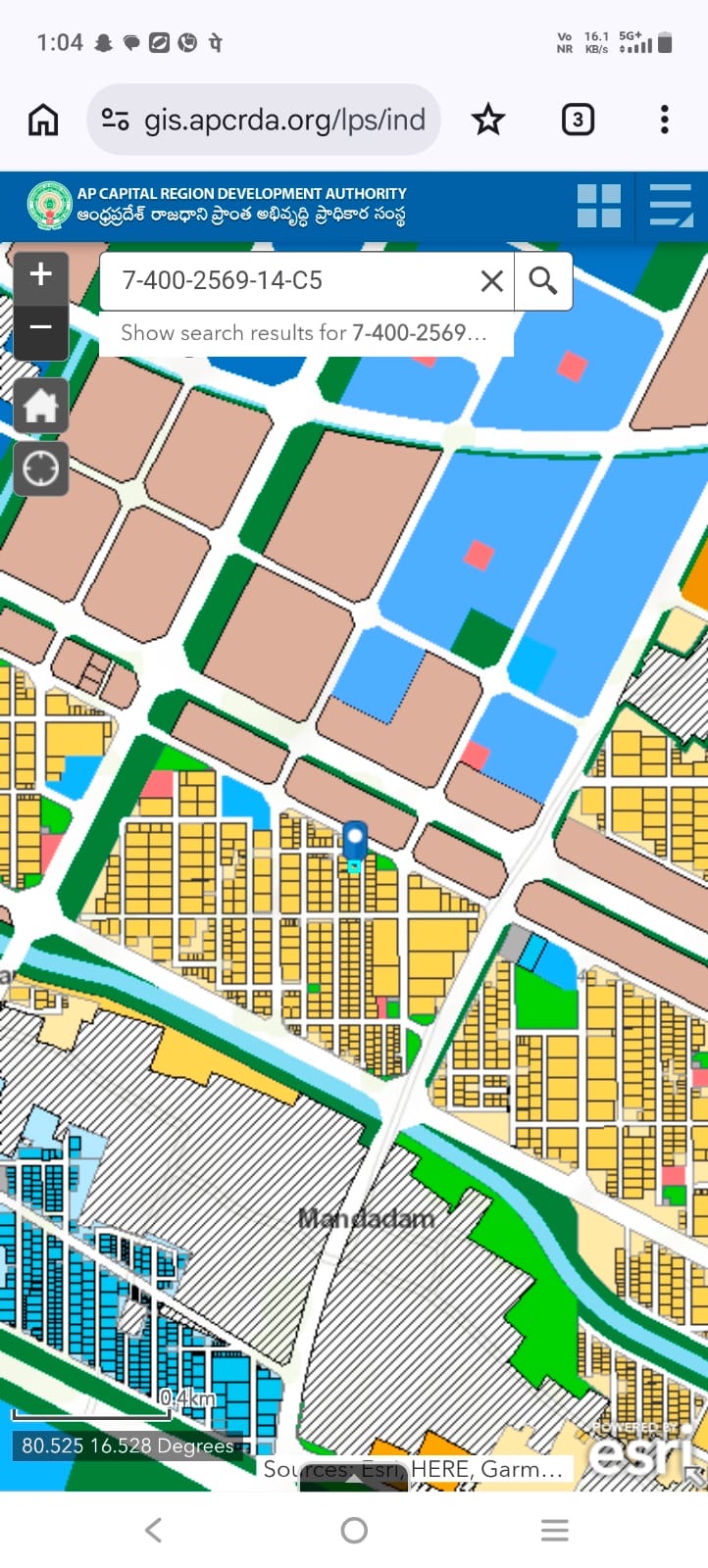 Residential plot in Velagapudi, Amaravathi