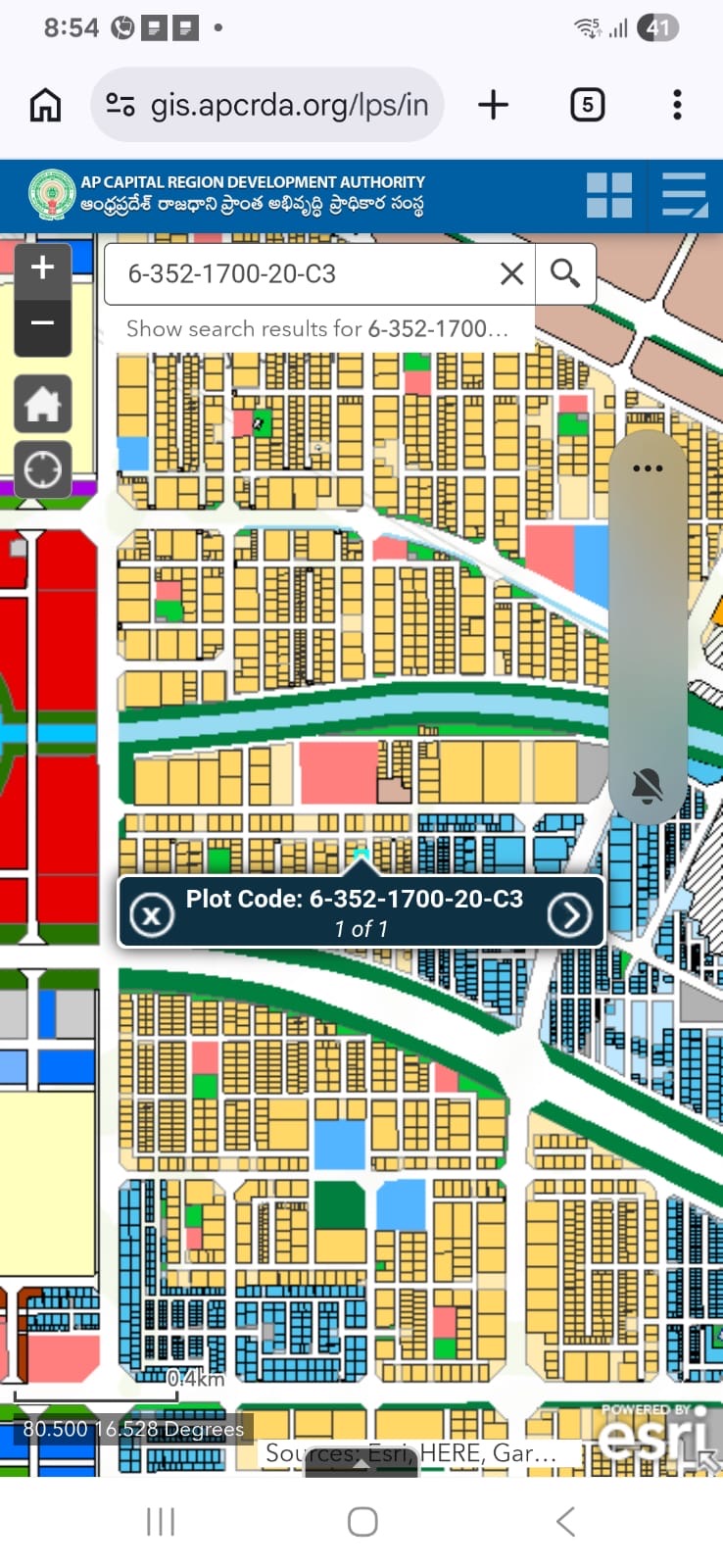 Residential plot in Kondamarajupalem, Amaravathi