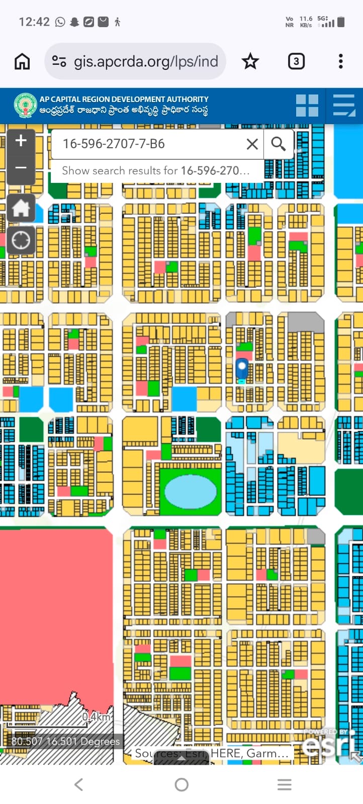 Residential plot in Velagapudi, Amaravathi