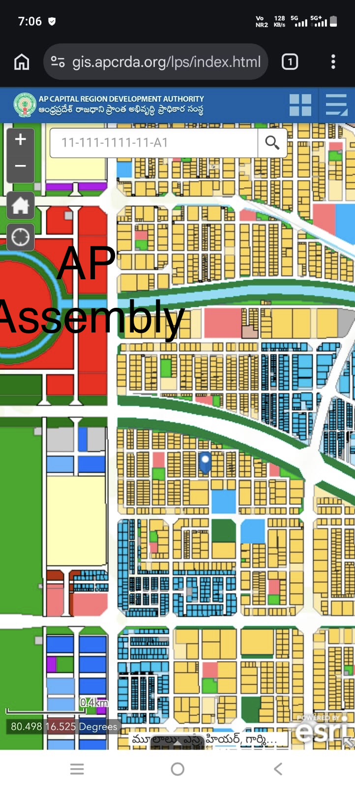 Residential plot in Kondamarajupalem, Amaravathi