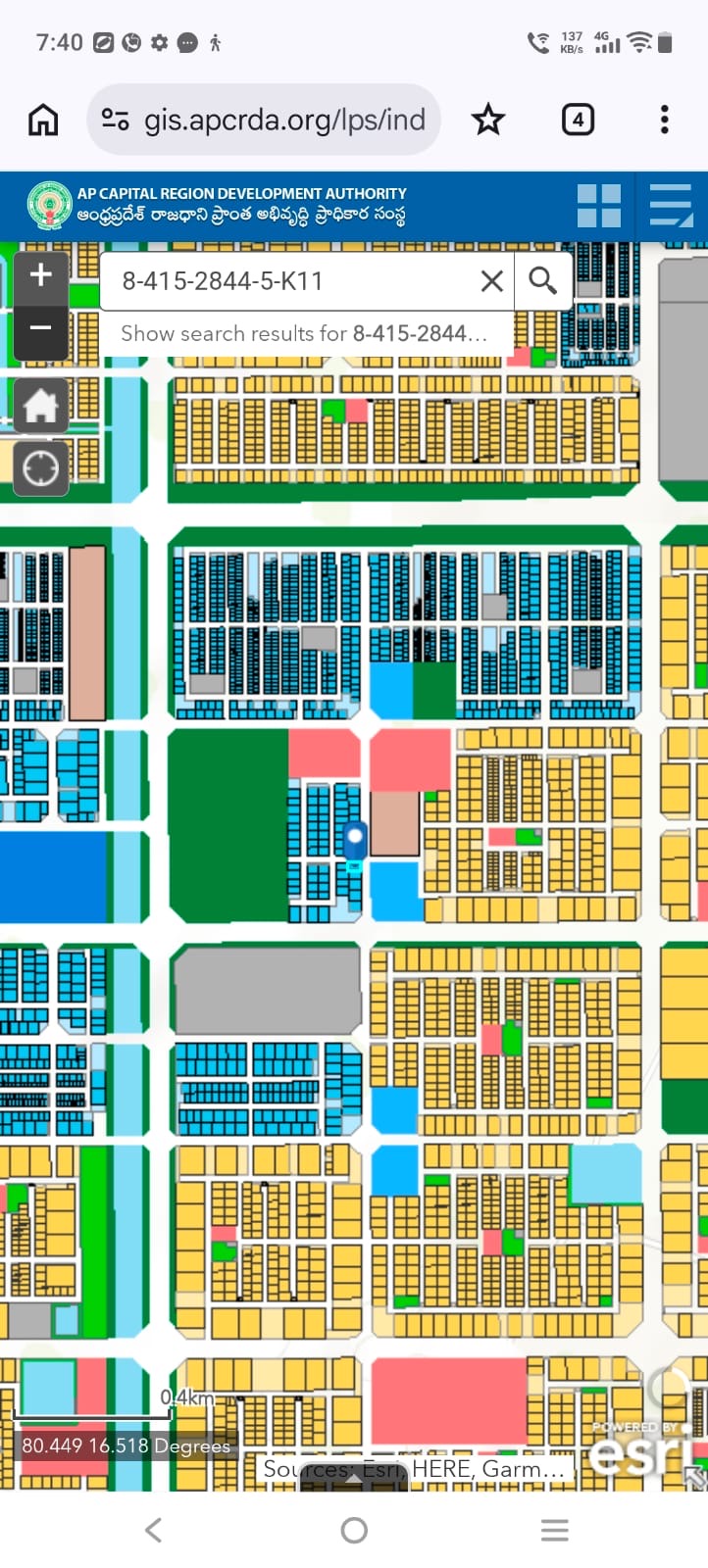 Commercial plots in Thullur, Amaravathi