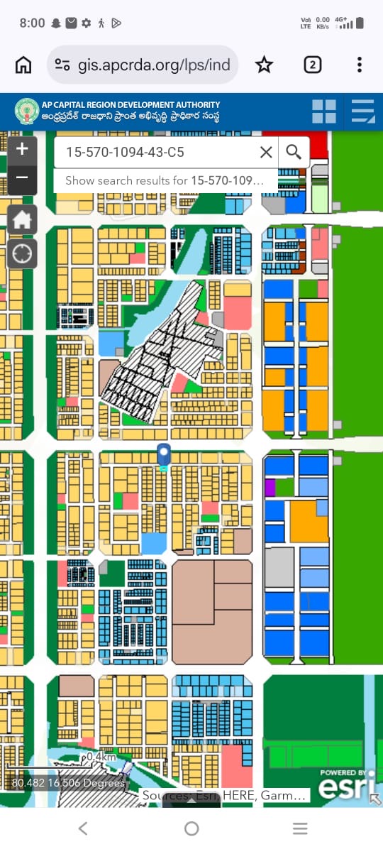 Residential plot in Nelapadu, Amaravathi