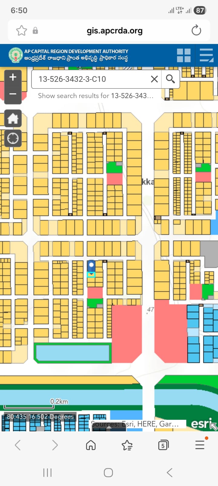 Residential plot in Ananthavaram, Amaravathi