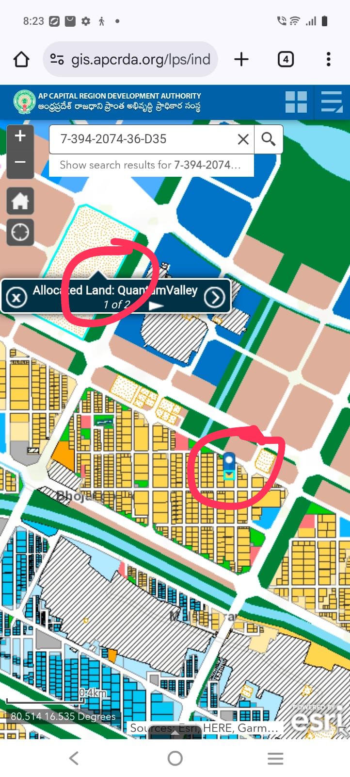 Residential plots in Uddnadarayanapalem, Amaravathi