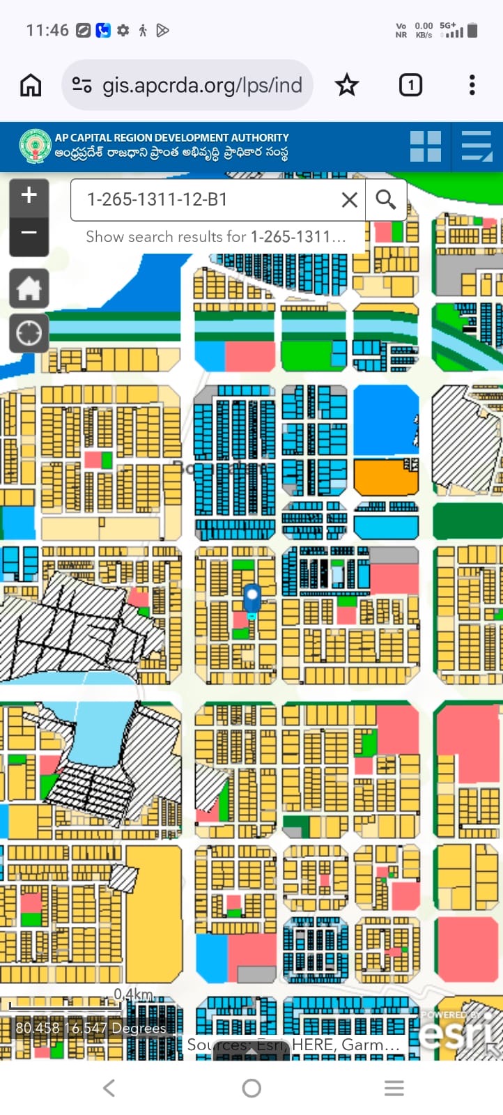 Residential plot in Dondapadu, Amaravathi