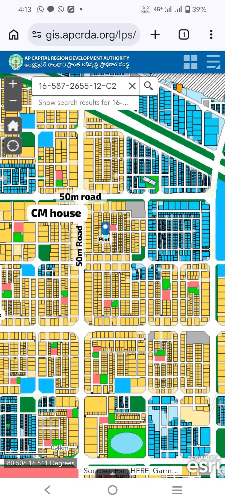 Residential plot in Velagapudi, Amaravathi