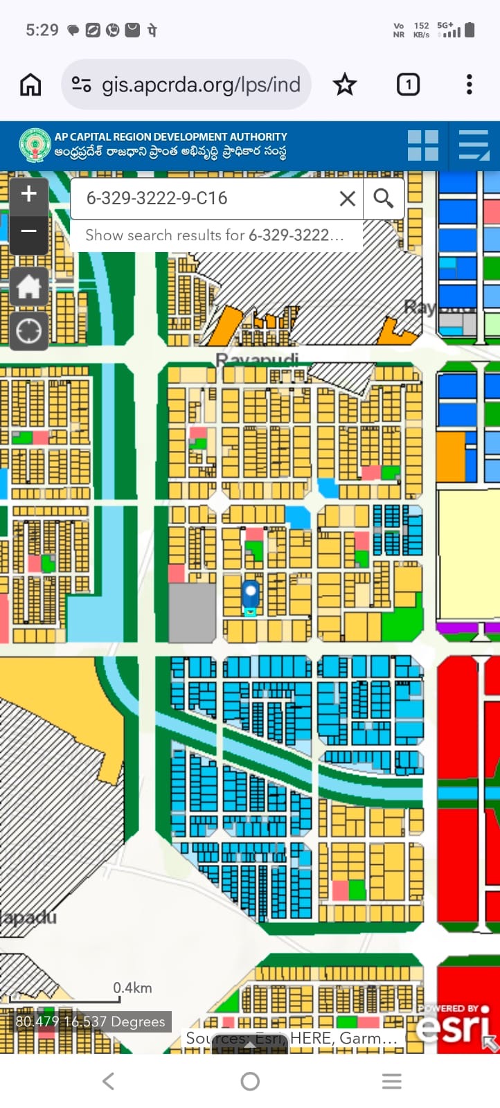 Residential plot in Rayapudi, Amaravathi