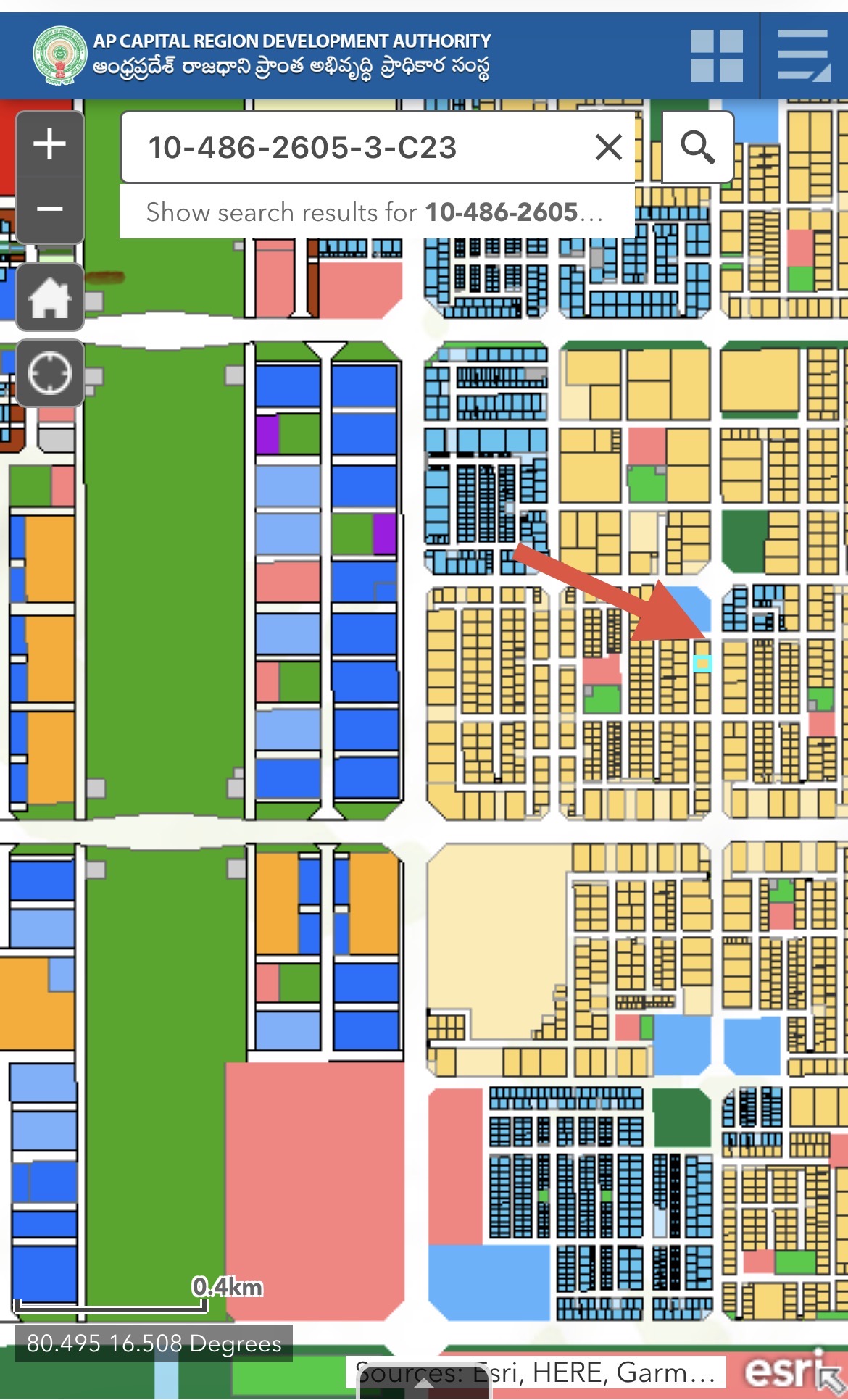 Residential plot in Velagapudi, Amaravathi
