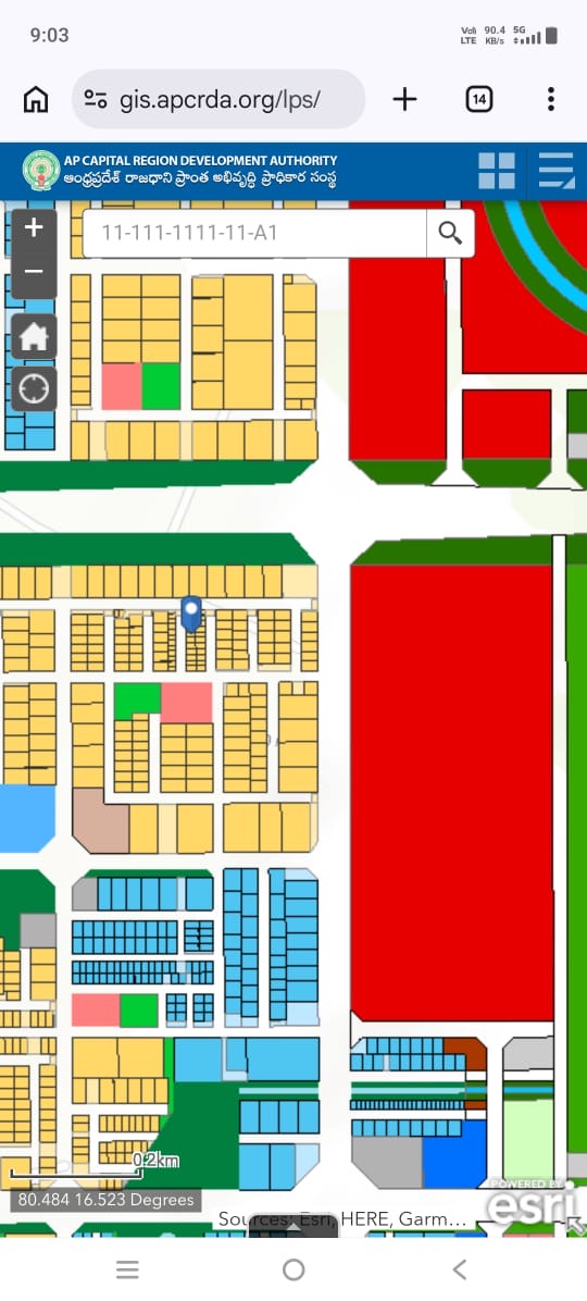 Residential plot in Nelapadu, Amaravathi