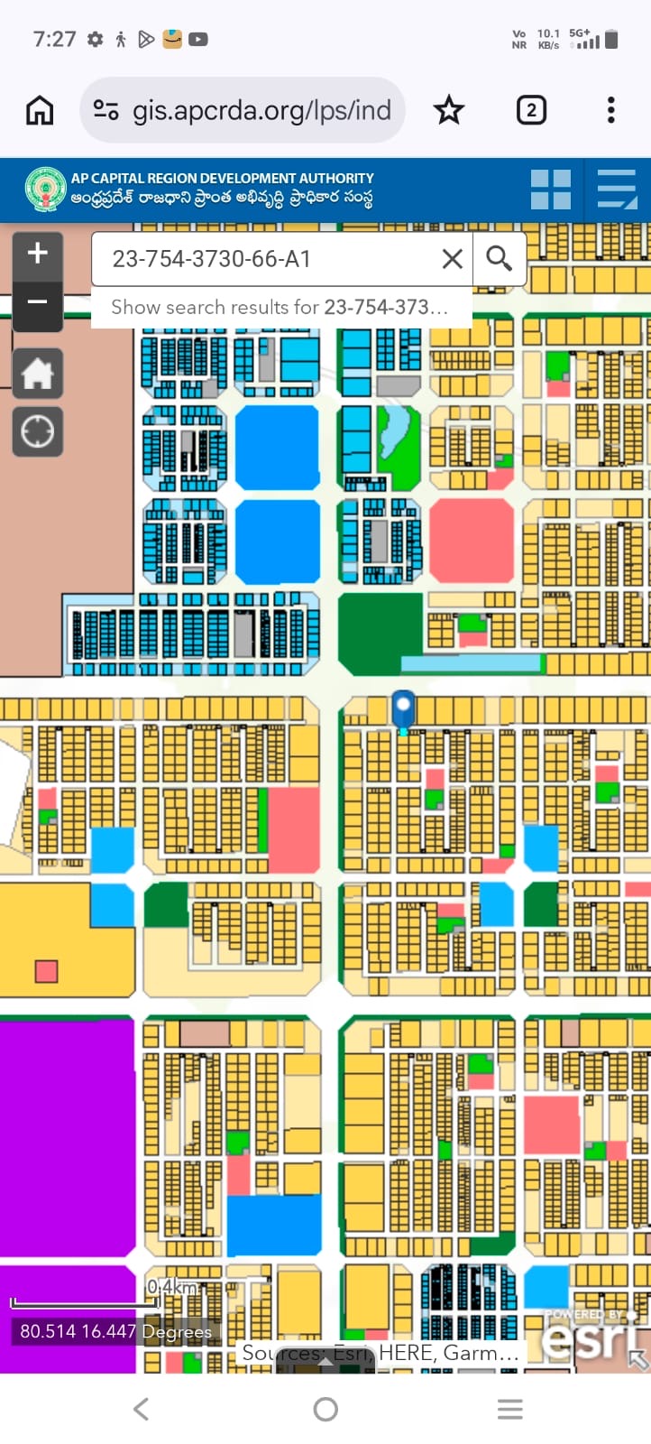 Residential plot in Kuragallu, Amaravathi
