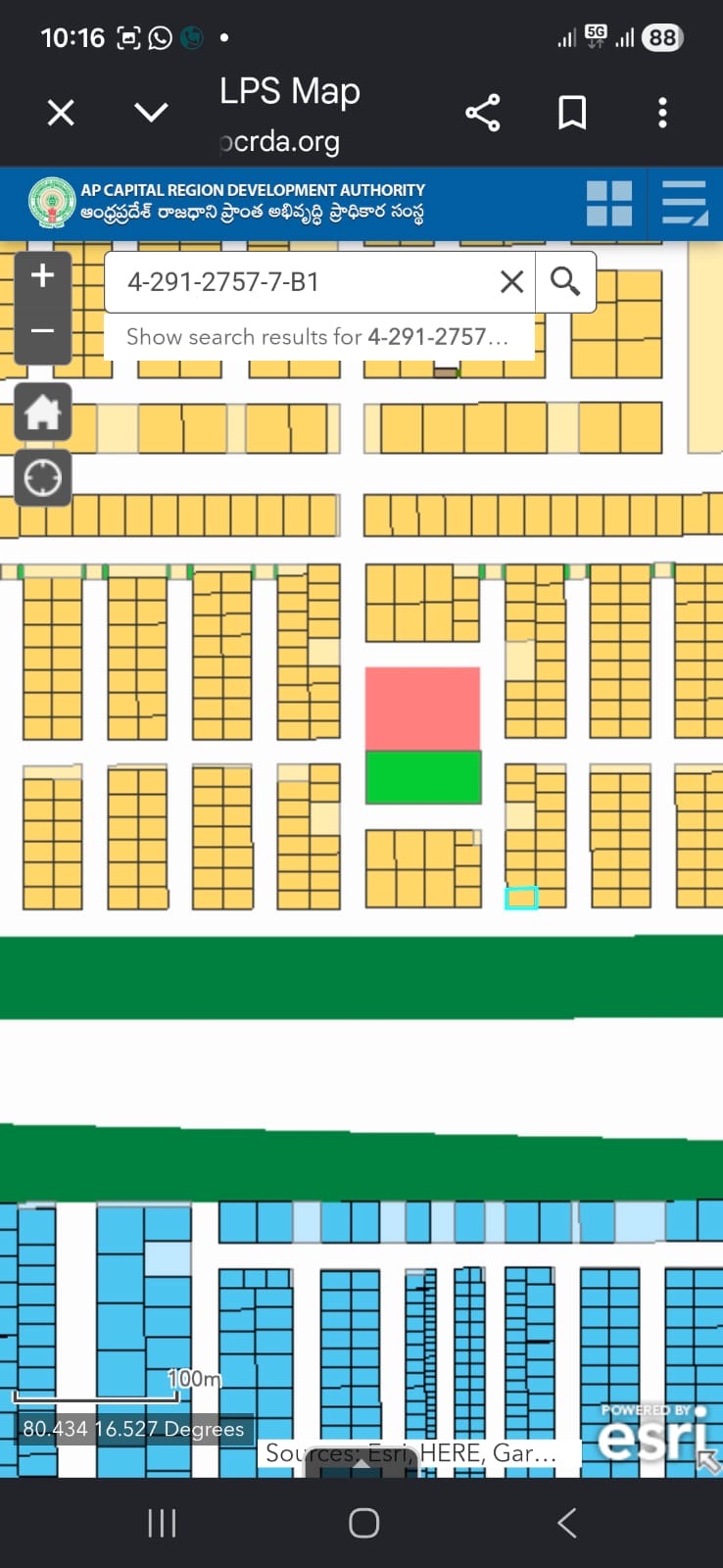 Residential plot in Thullur, Amaravathi