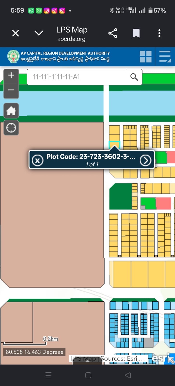 Residential plot in Kuragallu, Amaravathi
