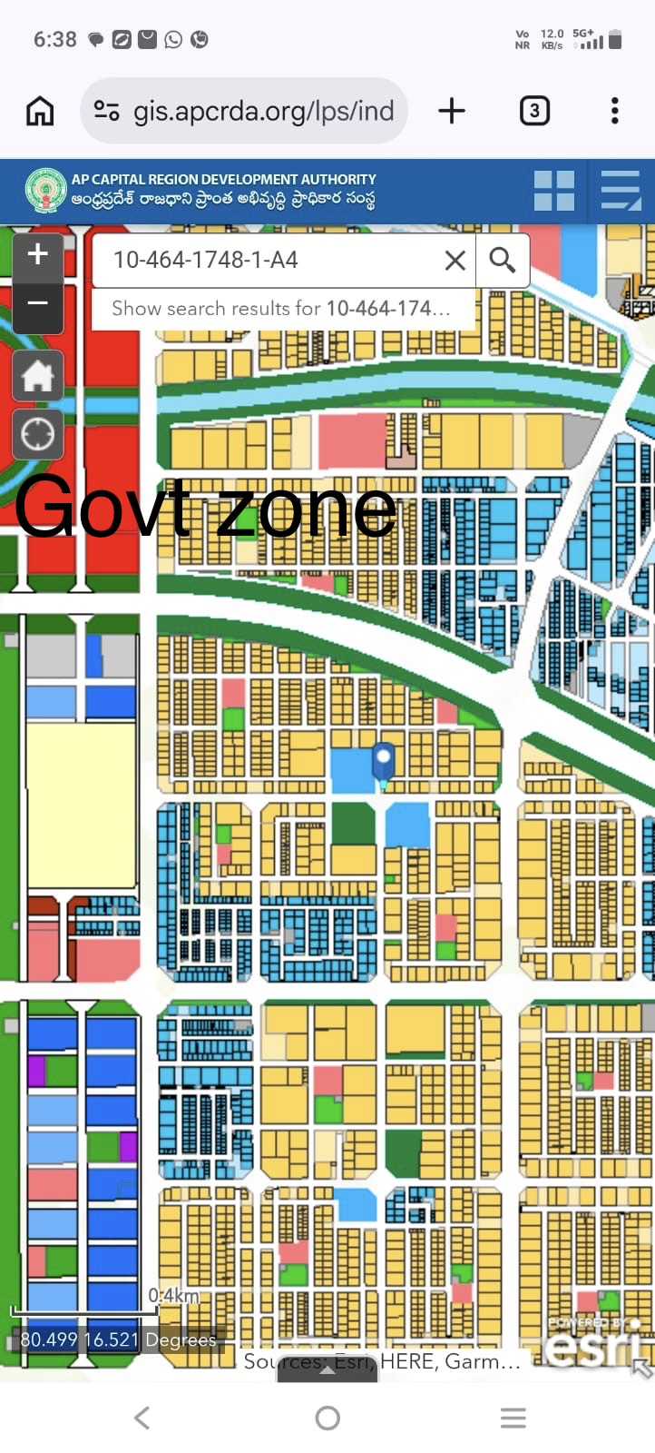 Residential plot in Kondamarajupalem, Amaravathi