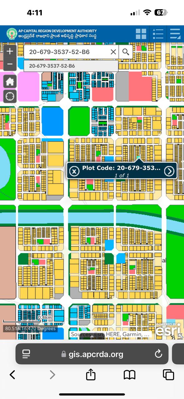 Residential plot in Kuragallu, Amaravathi