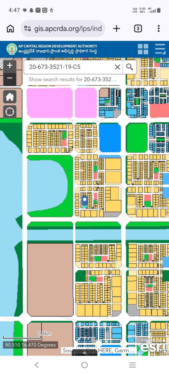 Residential plot in Kuragallu, Amaravathi