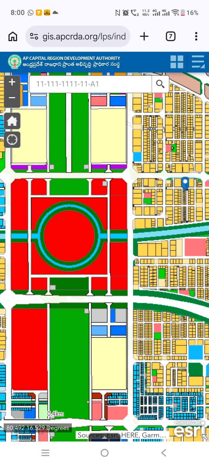 Residential plot in Lingayapalem, Amaravathi