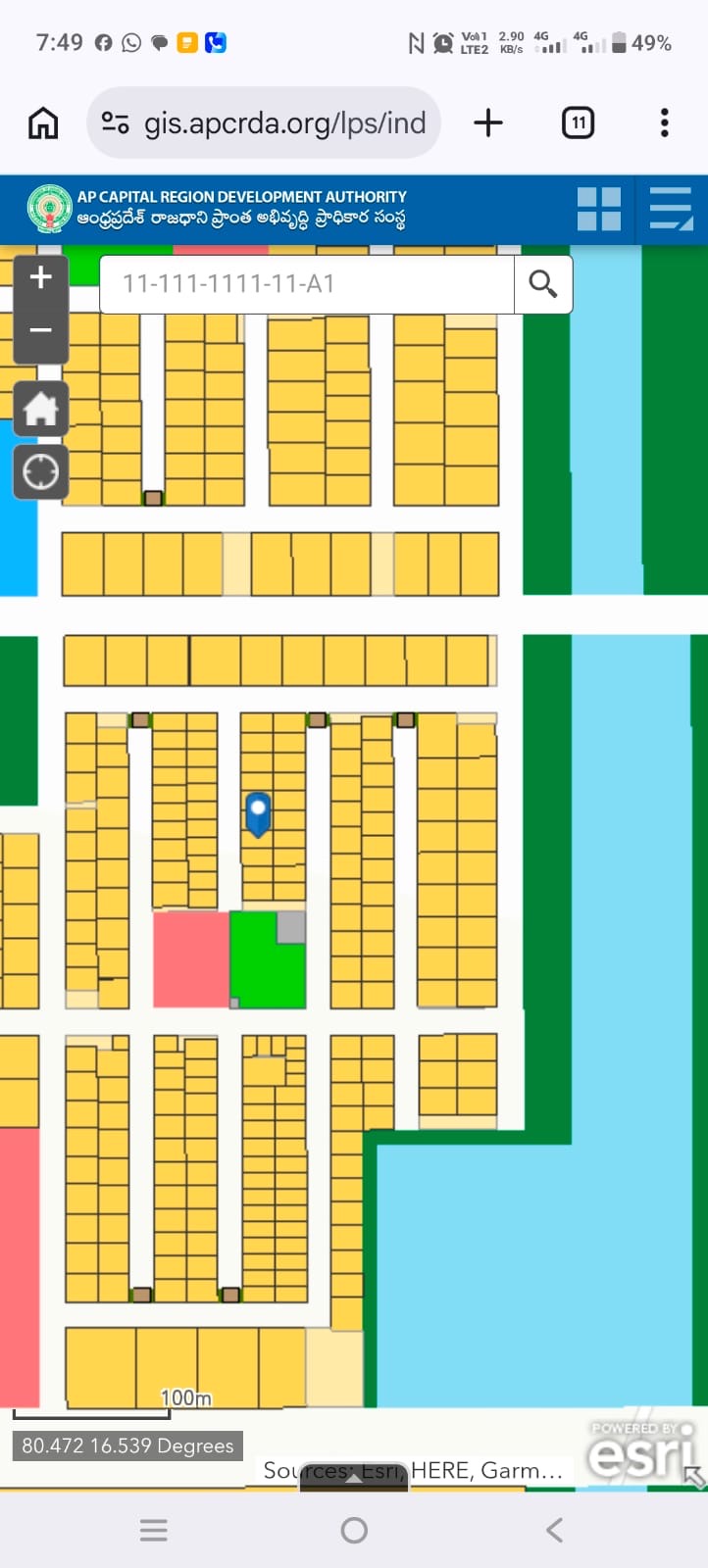 Residential plot in Rayapudi, Amaravathi