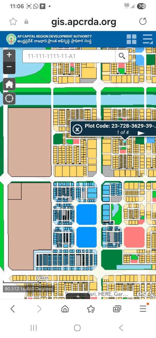 Residential plot in Kuragallu, Amaravathi