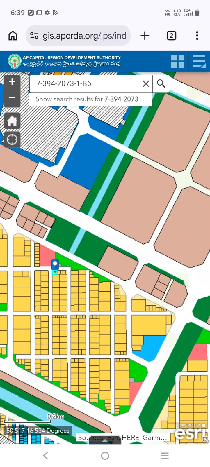 Residential plot in Uddandarayunipalem, Amaravathi