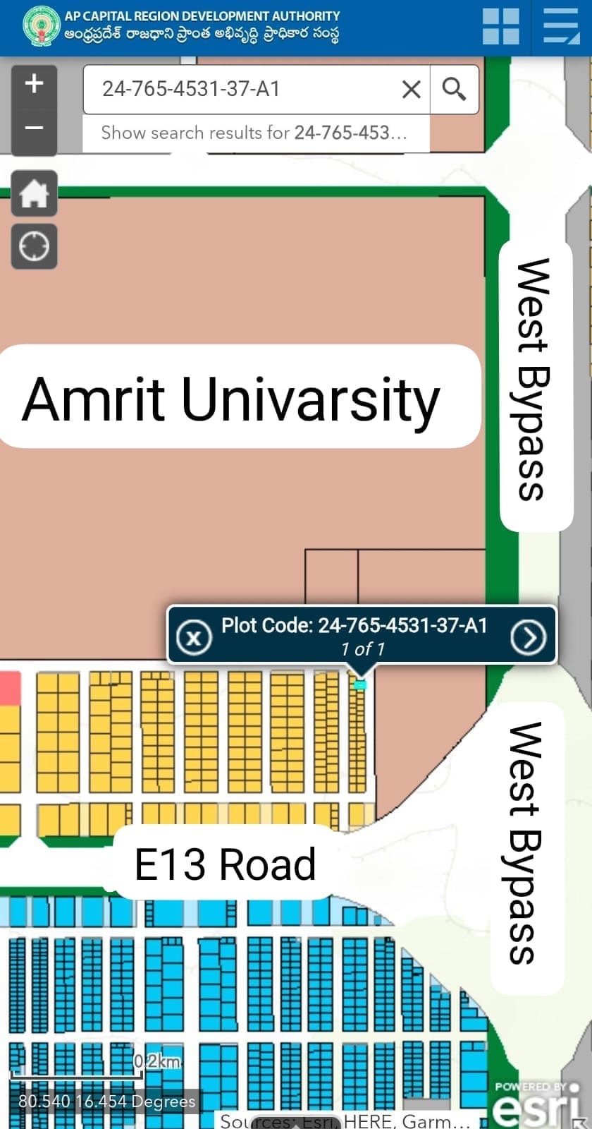 Residential plot in Nowlur, Amaravathi