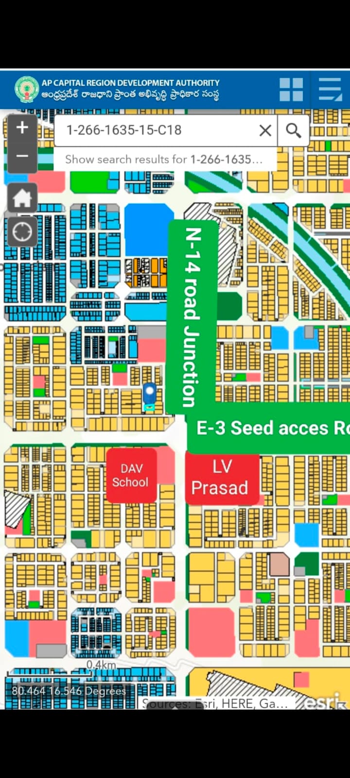 Residential plot in Abbarajupalem, Amaravathi