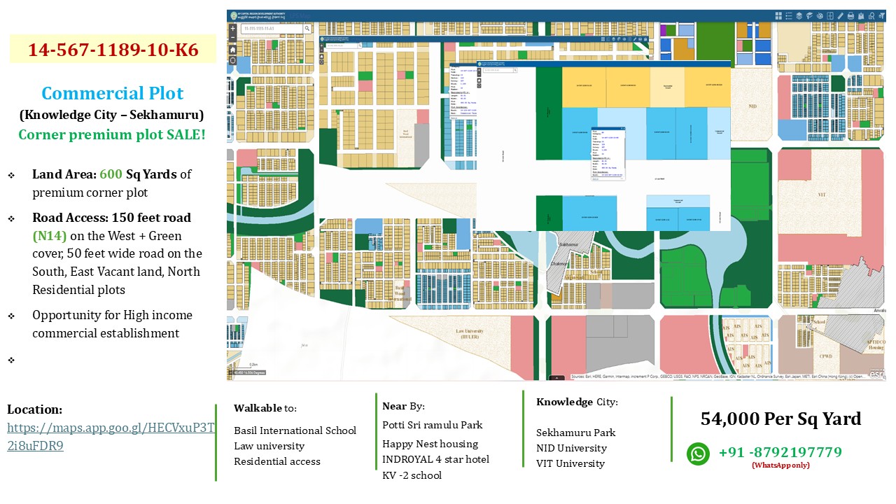 Commercial plots in Sekhamuru, Amaravathi