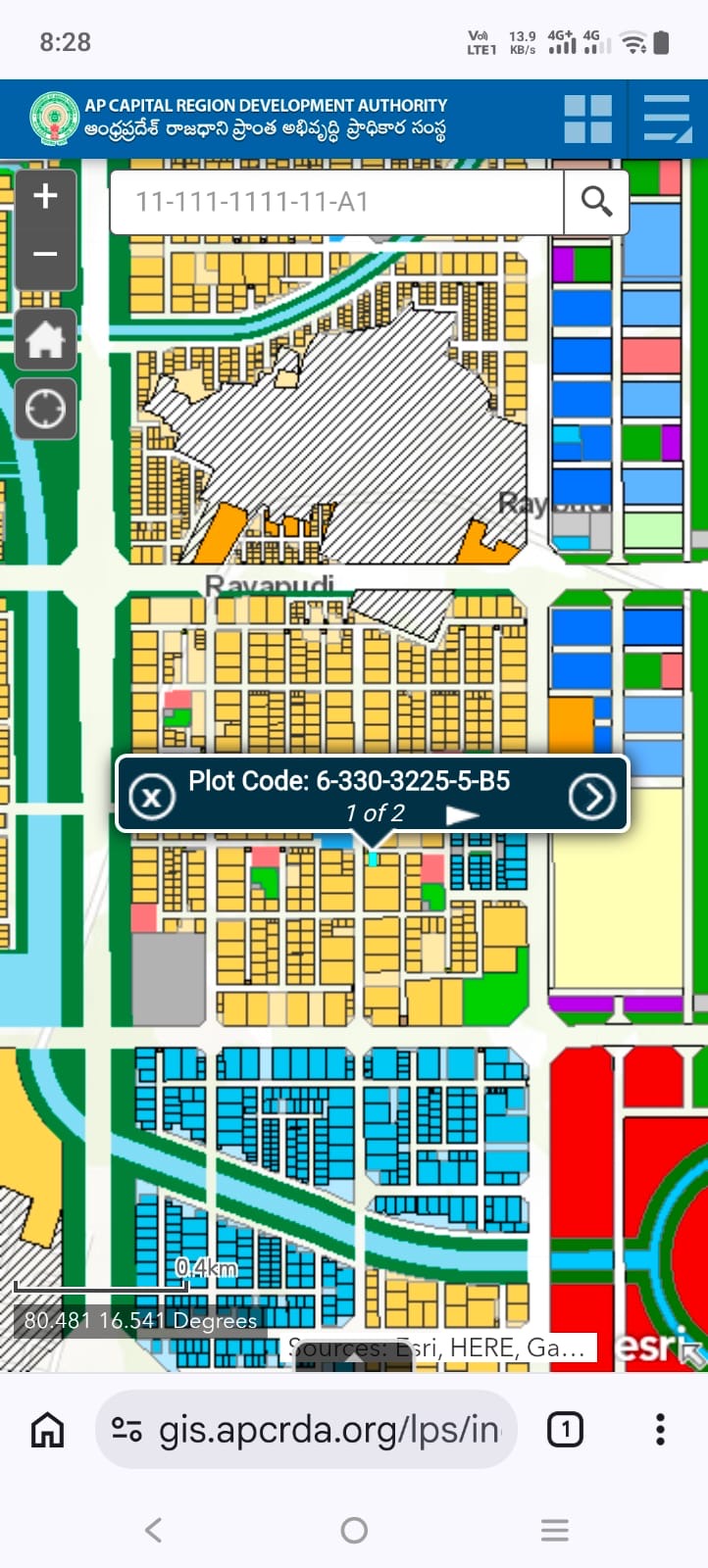 Residential plot in Rayapudi, Amaravathi