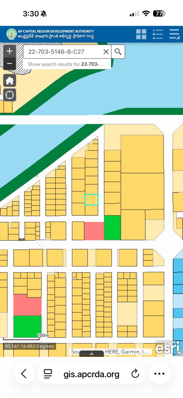 Residential plot in Penumaka, Amaravathi