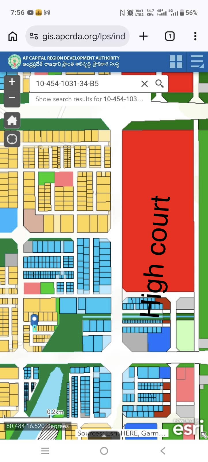 Residential plot in Nelapadu, Amaravathi