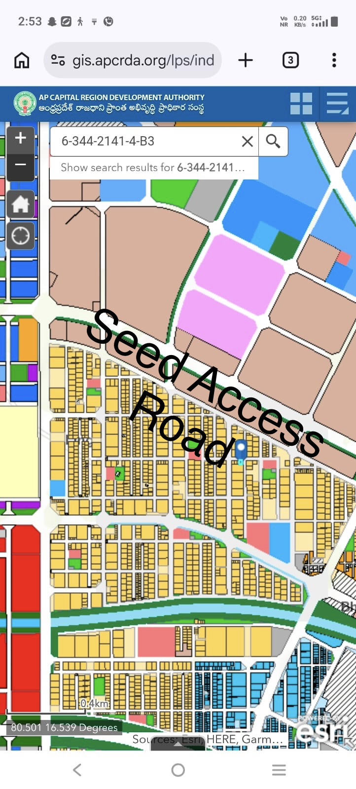 Residential plot in Lingayapalem, Amaravathi