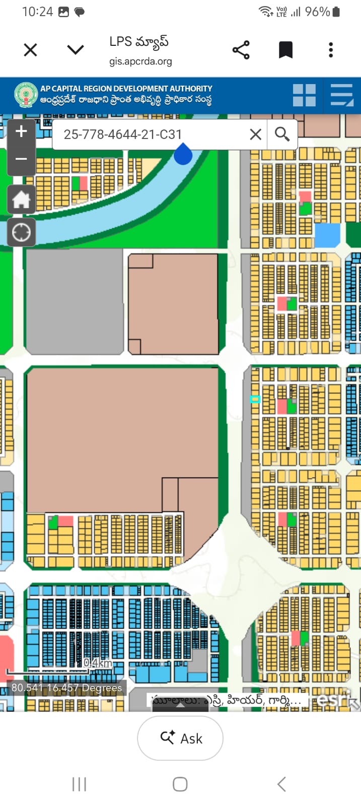 Residential plot in Nowlur, Amaravathi