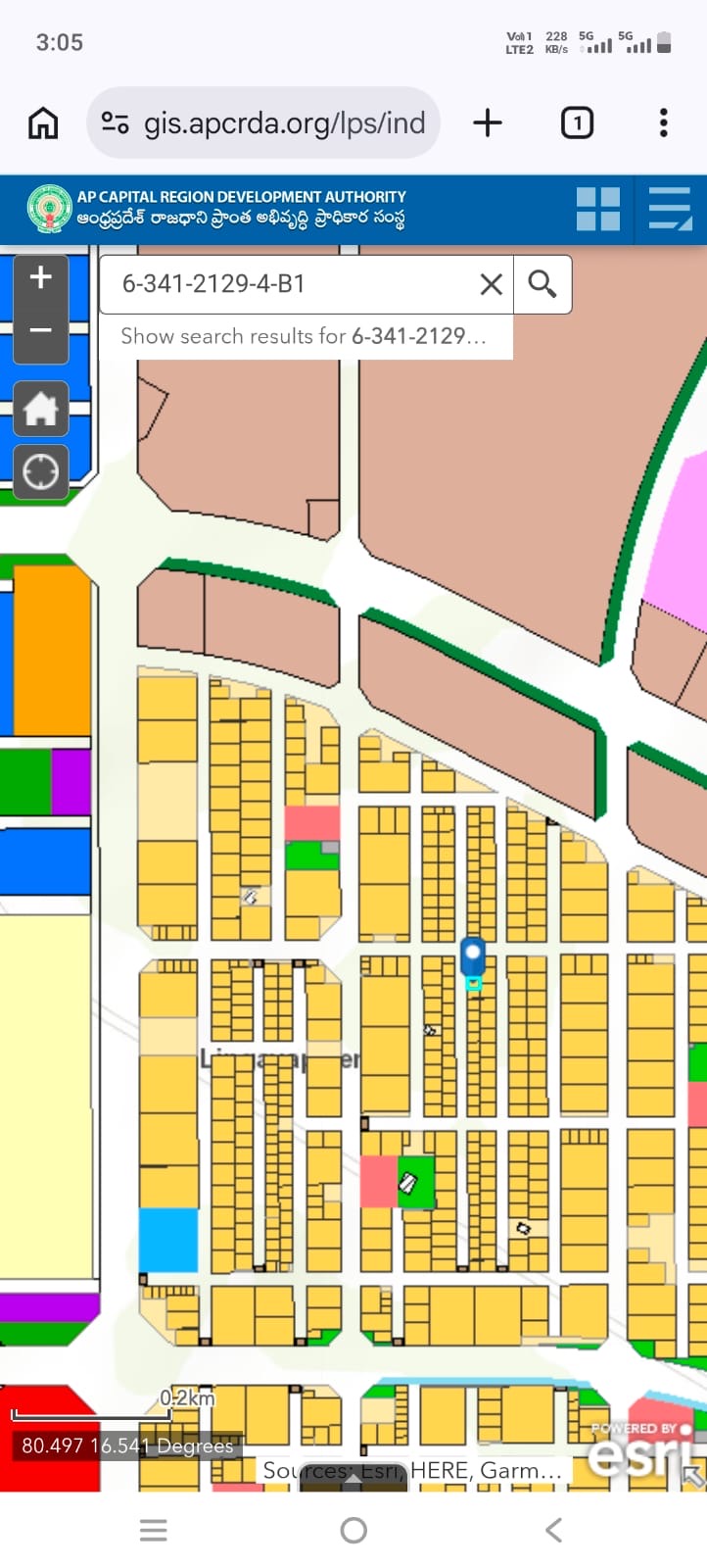 Residential plot in Lingayapalem, Amaravathi