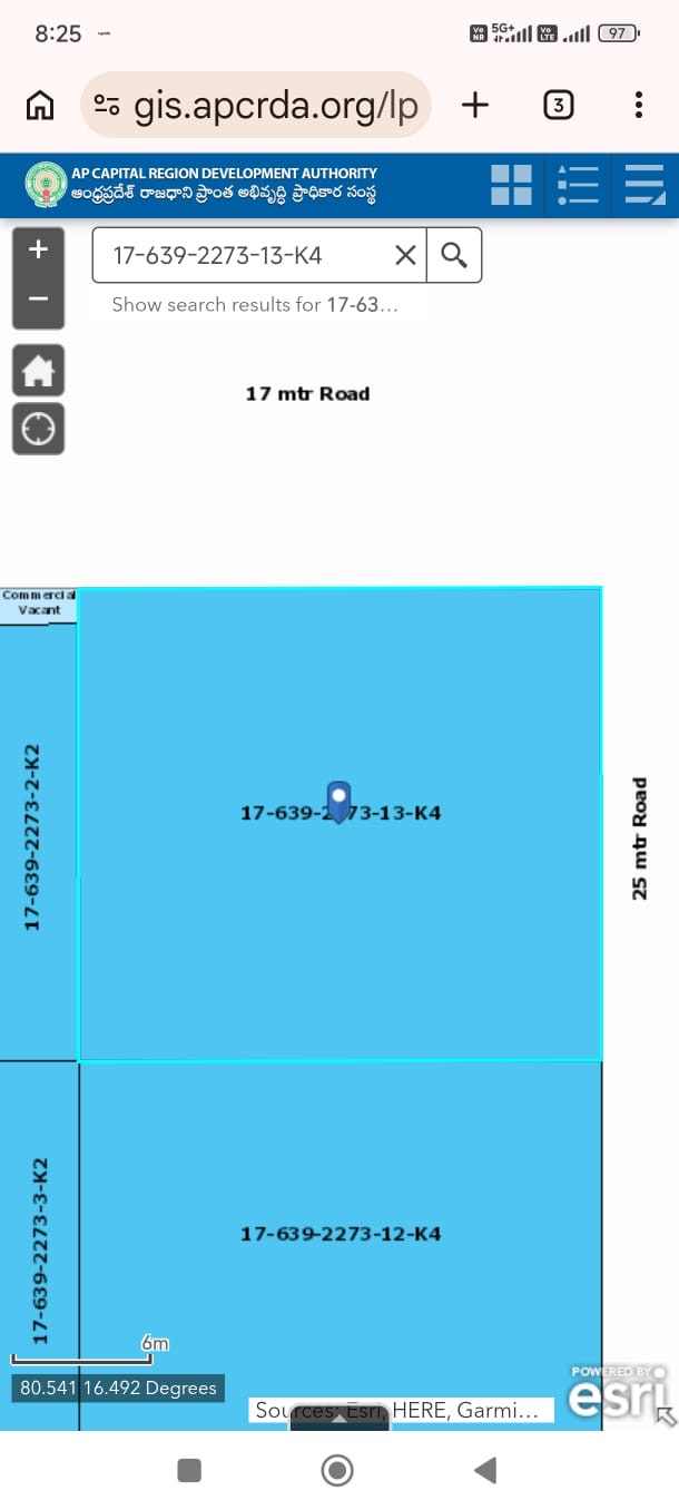 Commercial plots in Krishnayapalem, Amaravathi