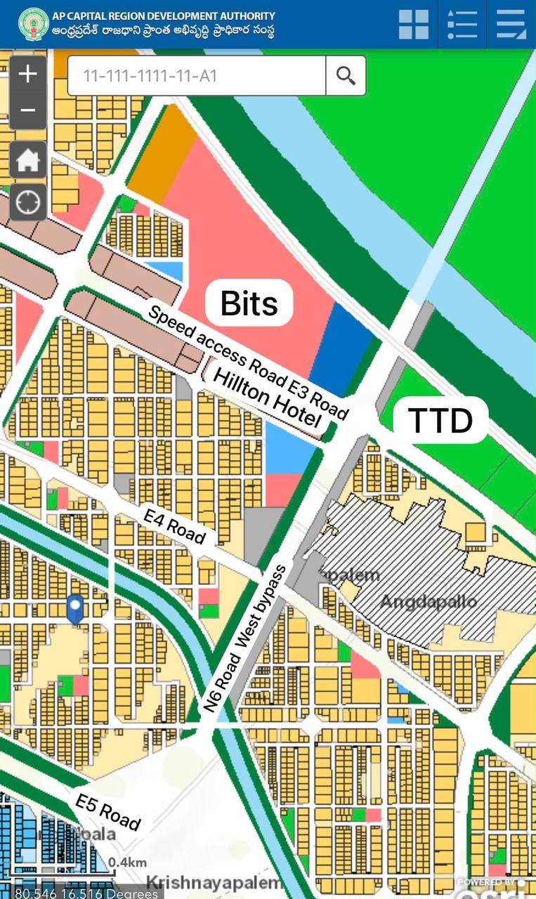 Residential plot in Mandadam, Amaravathi