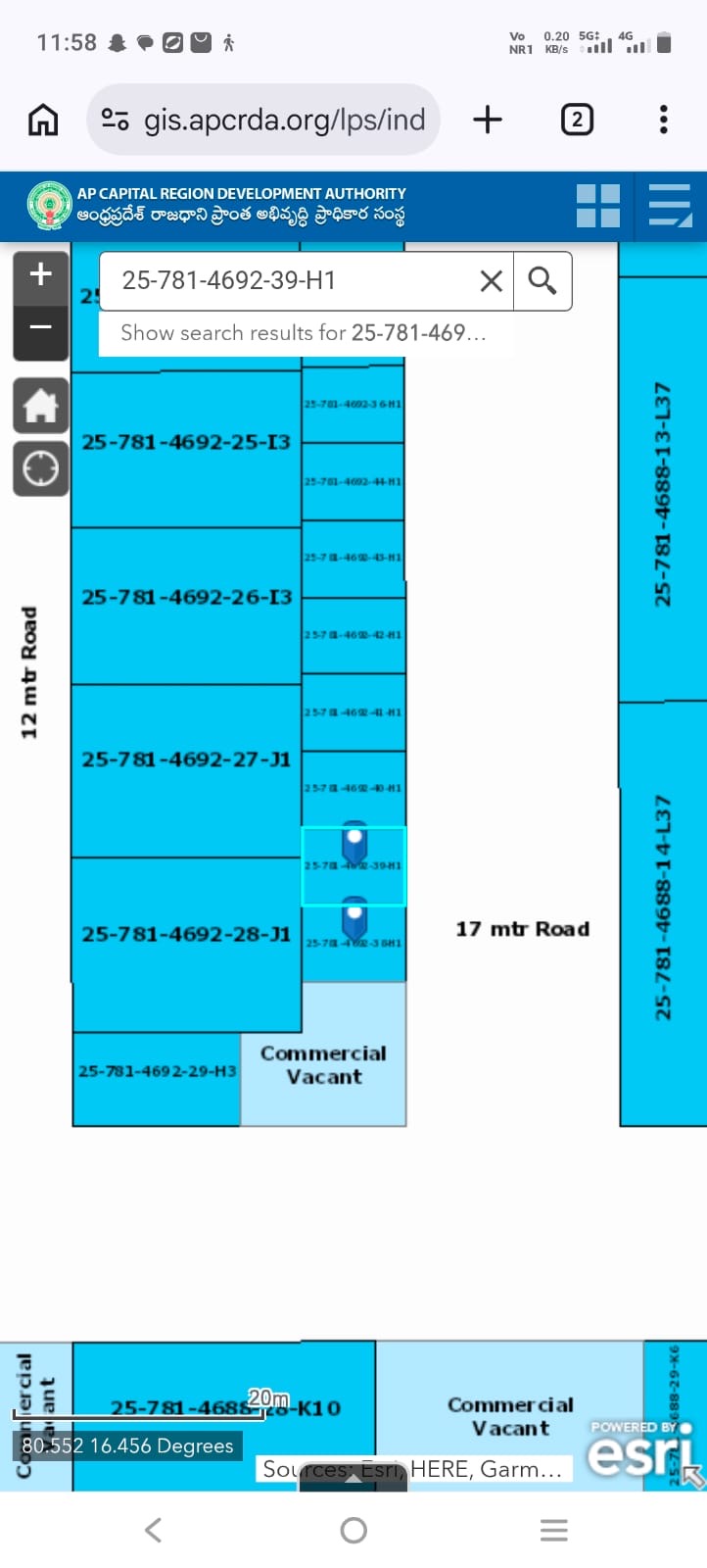 Commercial plots in Nowlur, Amaravathi
