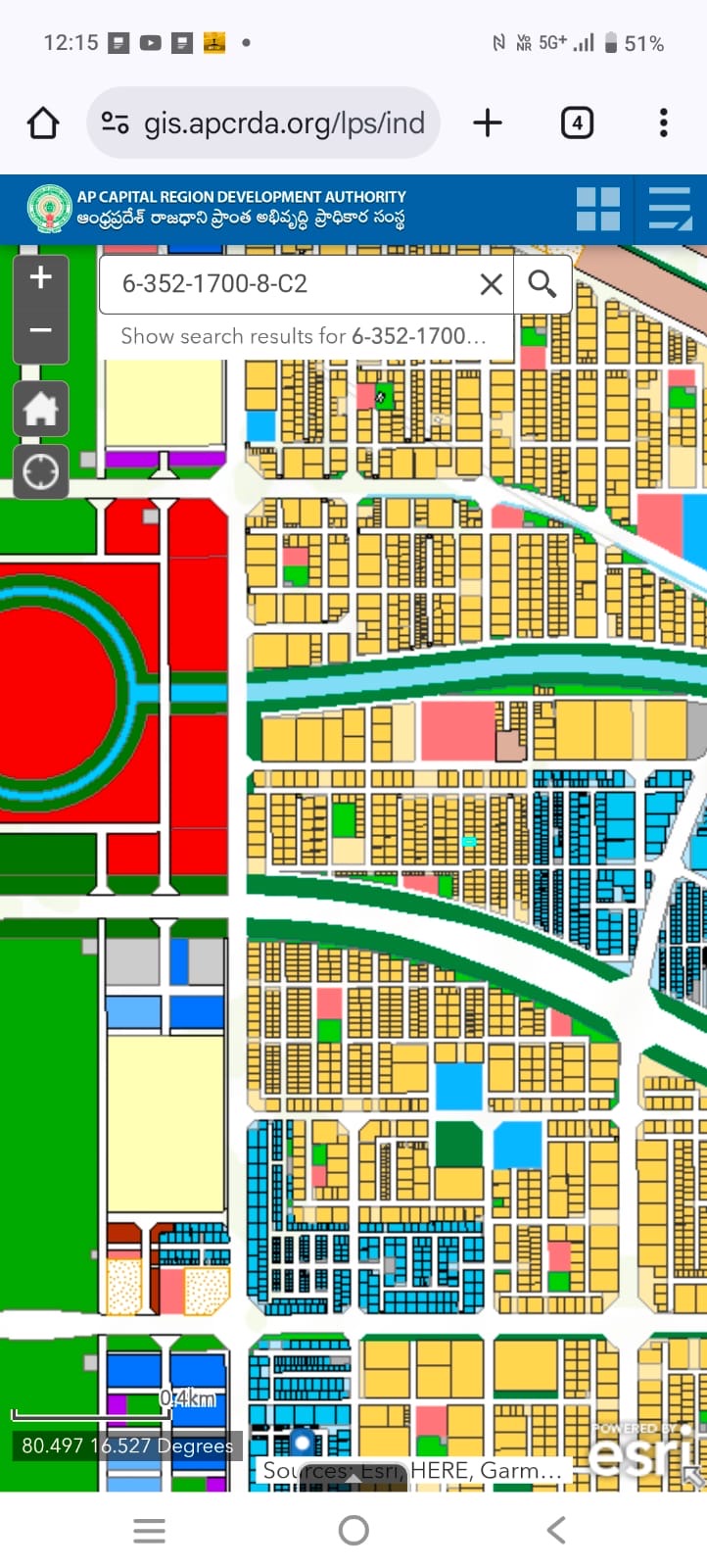 Residential plot in Kondamarajupalem, Amaravathi