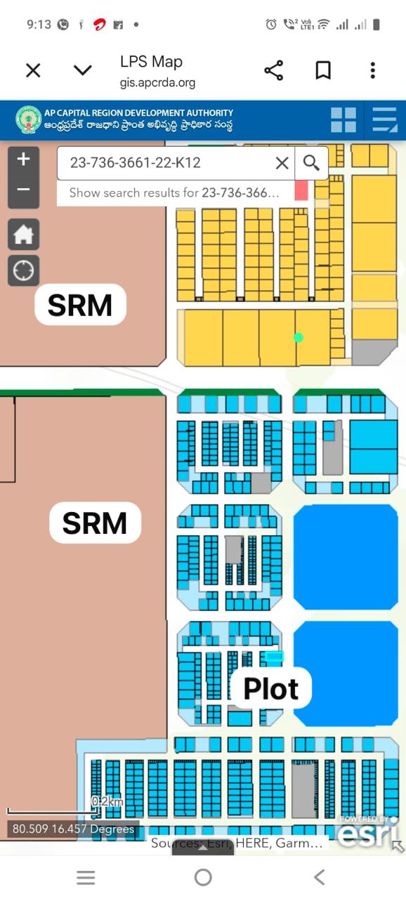 Commercial plots in Kuragallu, Amaravathi