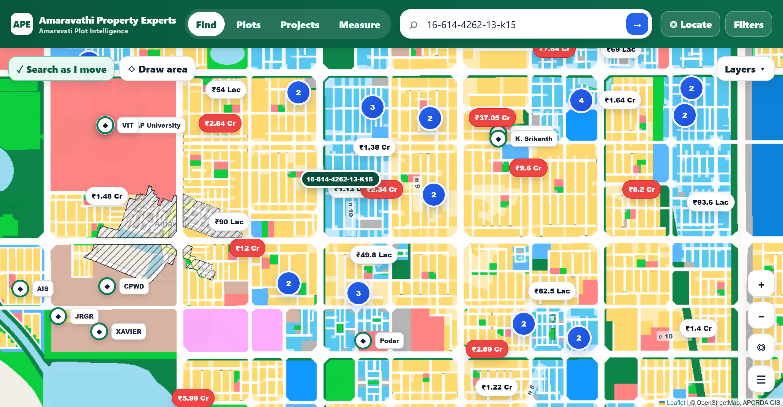 Commercial plots in Mandadam, Amaravathi