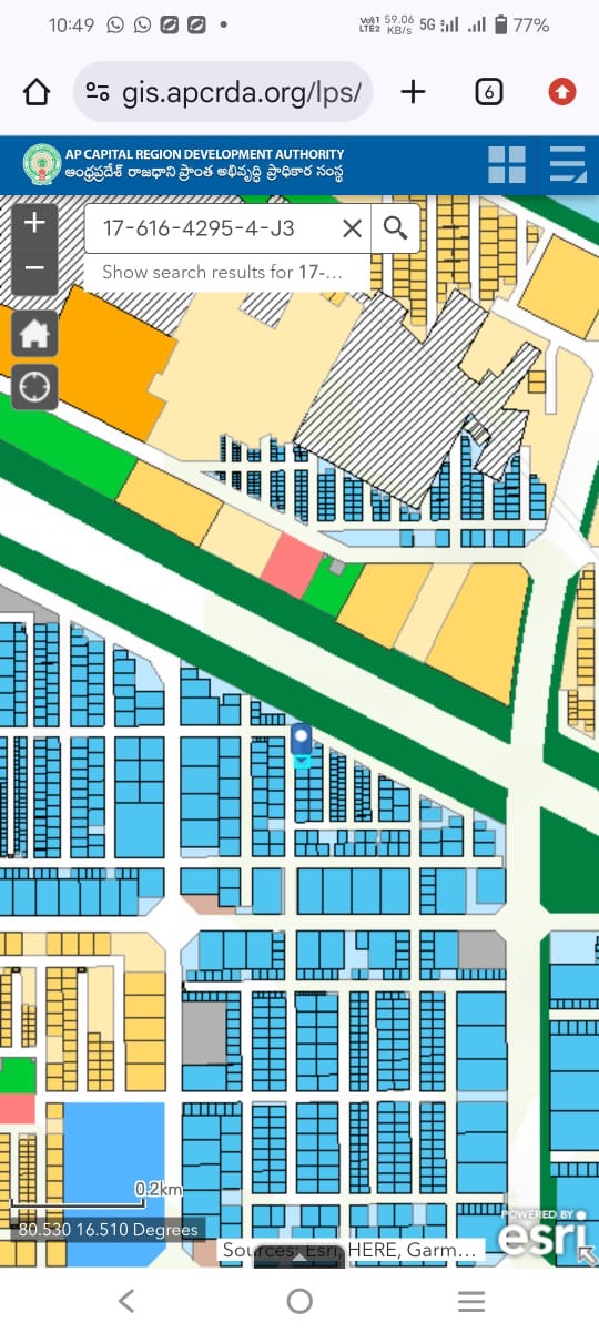 Commercial plots in Mandhadam, Amaravathi
